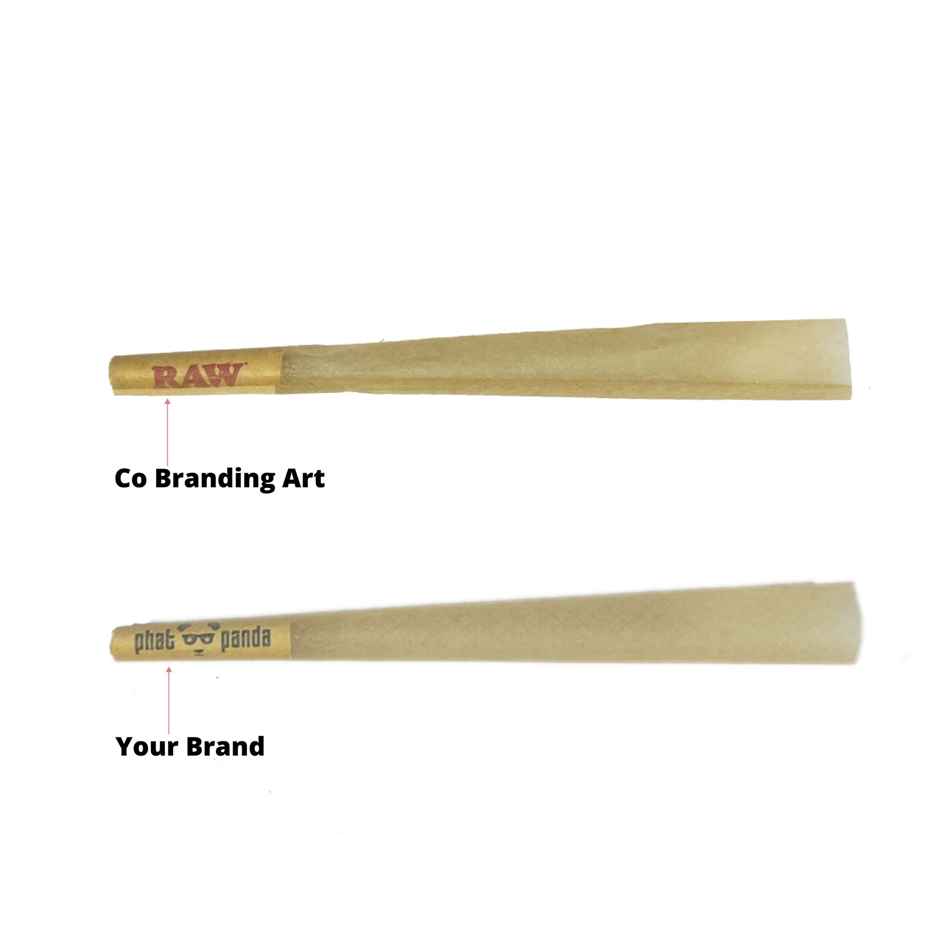 custom cones with co branding and customer logo